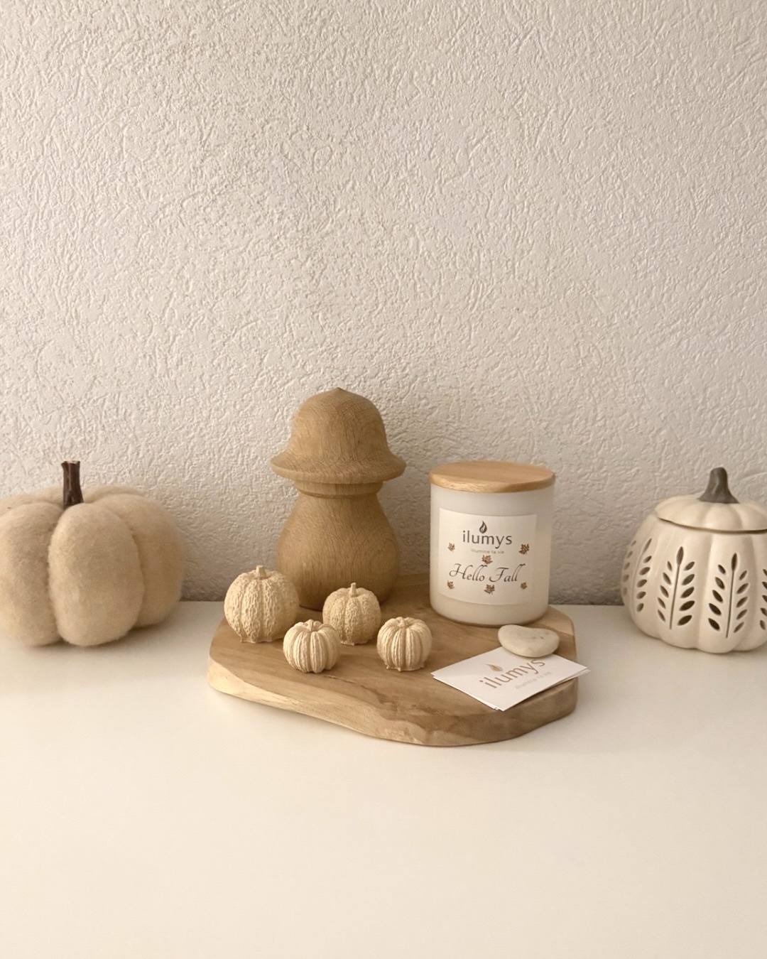 Petites citrouilles décoratives